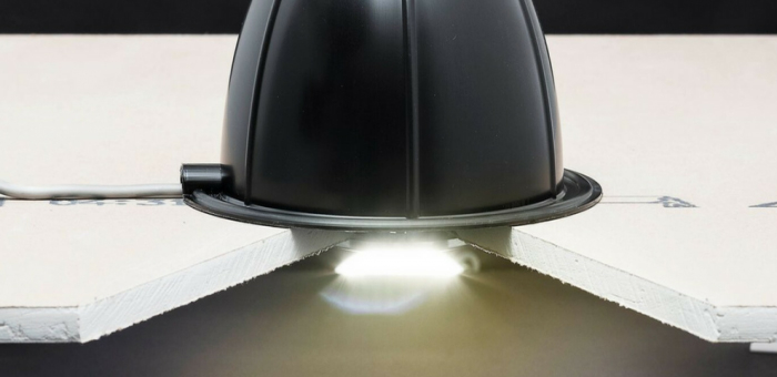 Thermahood Downlight round in loft