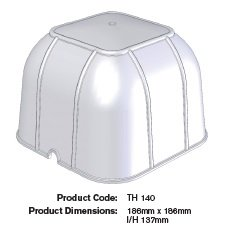 Thermahood Square Downlight Cover