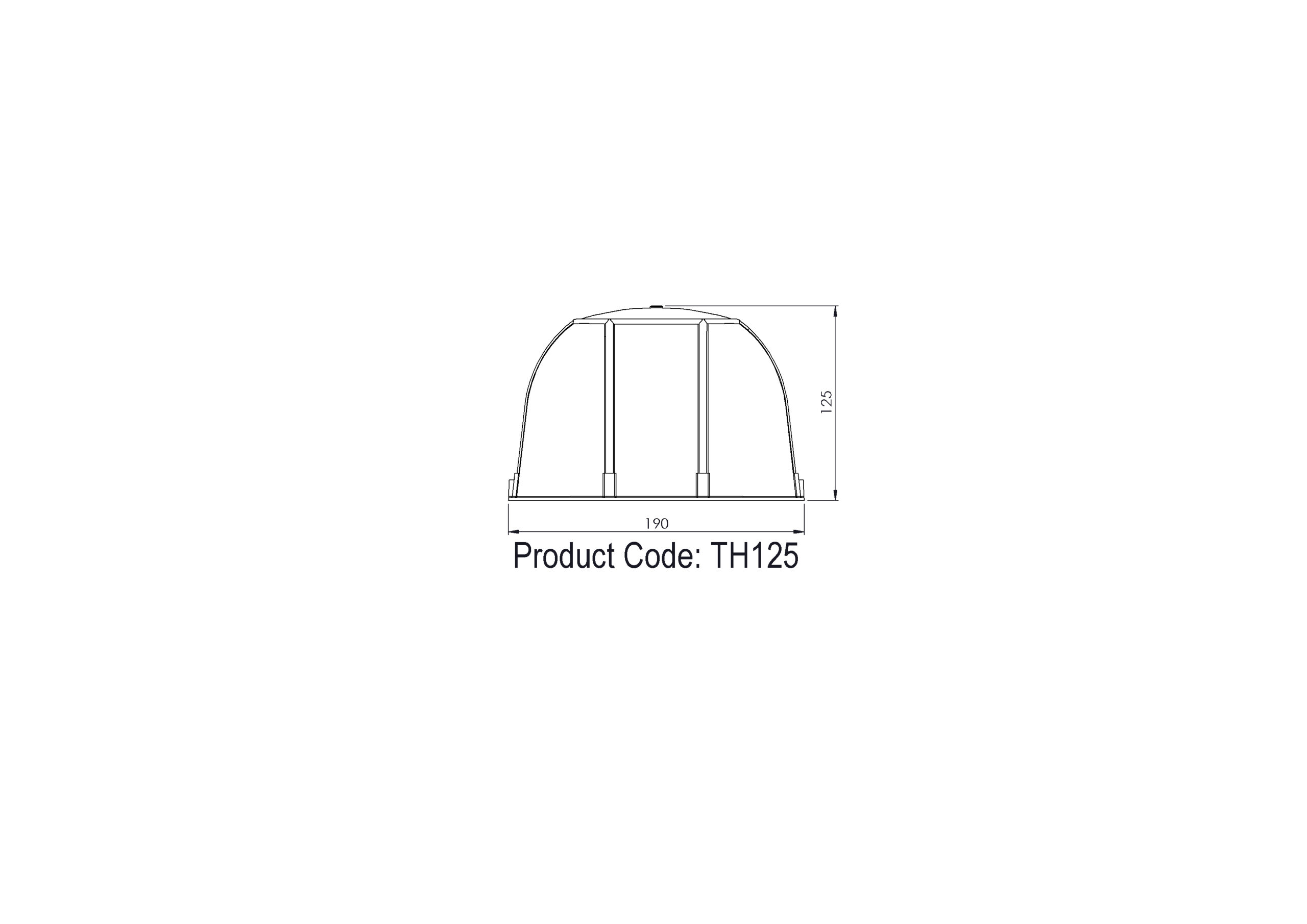 Thermahood - TH125 - Side View